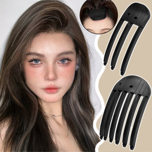 【Charming women】2 Pcs 3/6 Teeth Fluffy Hair Roots Clips Comb Lazy Hair Top Styling Curling Barrel Portable Korean Hairs Clip Volume Wind Sculpting Comb