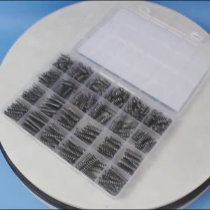 390pcs Premium Spring Assortment Kit 24 Sizes Stainless Steel Compression/Extension/Torsion Springs for Auto Industrial Repair