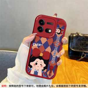 Snow White Cartoon Bracelet Phone Case Full Cover Protective Shell for Vivo IQOONEO10/11 Neo8Pro 7/6SE Z9Turbo Womens High-End Stand Anti-Fall