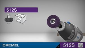 หนังขัดละเอียด EZ Lock E512 Dremel