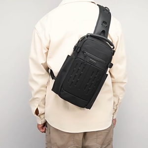 OZUKO New Multifunction Men Crossbody Sling Travel Bag 11.9 Inch Ipad Storage Chest Bag Outdoor Motorcyle Sport Bag