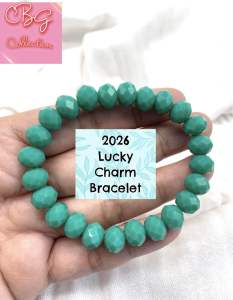 2026 Color of the Year Crystal (for Kid &Adult) Lucky Charm Bracelet