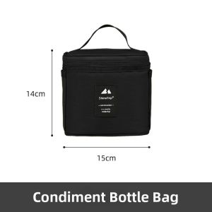 Portable Outdoor Camping Seasoning Bottle Set Combo Box