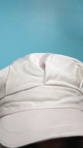 Topi Model Berlipat untuk Koki Chef Barista Waiters Pelayan Resto Hotel Kasir Pekerja