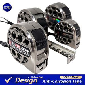 3/5/7.5M Hollow Out Design Tape Measure – Waterproof & Anti-Corrosion Retractable Ruler for Woodworking DIY Home Outdoor