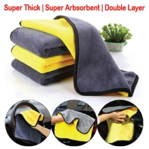 Microfiber High Water Absorption Car Cleaning Towels Kitchen Housekeeping Polish Washing Cloth Kain Buruk