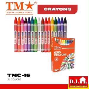 Do It Home TM Crayons 16 Colors TMC-16