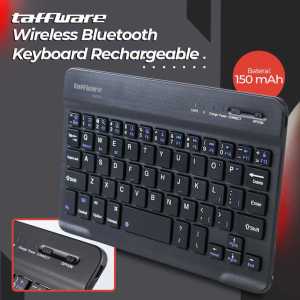 Keyboard Wireless Bluetooth Rechargeable Taffware - KM78D