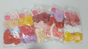 BANDO BAYI PEREMPUAN BANDANA ANAK CEWEK KOREA MOTIF BULAT PITA 3in1 AKSESORIS BALITA IMUT AK37