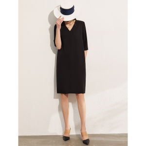 AMII | French Style Petite Casual Straight Dress