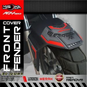 Misoka Front Fender Cover ADV 160 Rubber Karet Keren Murah BUKAN Hayaidesu