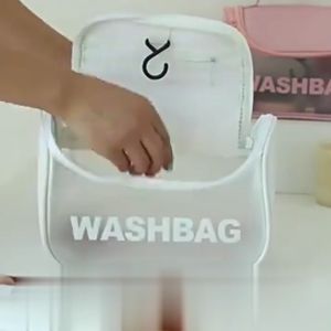 MallMainan-T52 Tas Kosmetik Washbag Transparan Portable Multifungsi / Tas Make Up Waterproof
