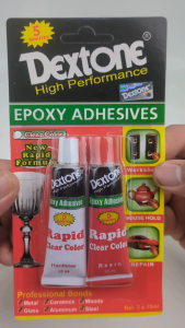 Lem rapid dextone 5 menit 30 gram original 100% - Epoxy glue clear 2 komponen Dextone super kuat