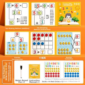 JIEXI | Math Learning Magneti Board Addition and Subtraction 0-20