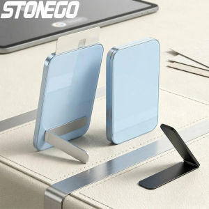 Adjustable Aluminum Phone Holder Stand Universal Desktop Mount for Smartphones Vertical and Horizontal Viewing Foldable Support