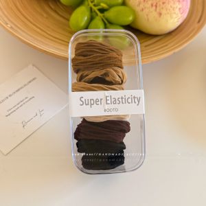 ยางรัดผมทรงหางม้าสูง ยางยืดทนทาน ยางรัดผมสำหรับผู้หญิง รุ่นใหม่ 2025 ยางรัดผมฤดูร้อน ประดับผม ยางรัดผม ยางรัดผม