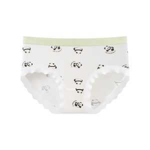 Miiow | Cat Person Childrens Underwear Girls Summer Thin 60S Modal Soft Breathable Student Girl Seamless Triangle Pant Cotton Lining