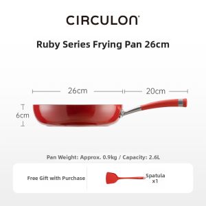 Circulon | Non-Stick Skillet for Home Use with Deepened Design Suitable for Gas Stove and Dishwasher