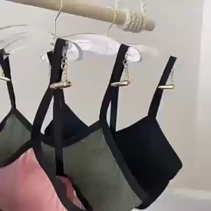 Womens underwear with anti glare suspender vest bra sports bra and chest pad