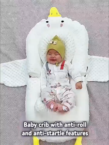 Baby Portable Sleeping Bed Sleeping Pad Nursing Pillow Folding Bedding Anti Vomiting Bed