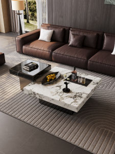 CHUWU | Italian Design Storage Coffee Table Marble