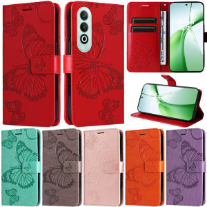 Luxury Big Butterfly Case For Sony Xperia 1 VI 10 VI 5 V 10 V 1 V 5 IV 1 IV 10 IV 10 III Lite 5 III 1 III Retro Wallet Card Slot Leather Flip Stand Skin Protect Cover