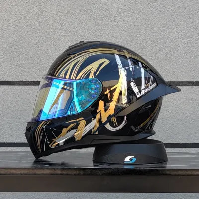 ORZ | Bluetooth Enabled 3C Certified All-Weather Full Face Motorcycle Helmet