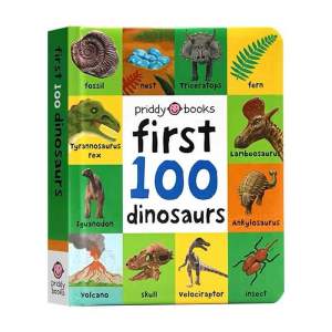 หนังสือเด็ก 100 First word board book หนังสือภาษาอังกฤษเด็กเล็ก เริ่มต้นฝึกอ่าน vocaburaly first skills