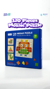 TERATAITOYS - Beringin Toys 120 Pieces Mosaic Puzzle / Puzzle Mozaik Anak Melatih Kreativitas & Kesabaran