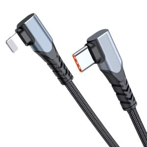 Earise | 20W Fast Charge Bendable PD Data Cable Type-C To Lightning For iPhone 13 iPad Pro 12.9 Tablet Android Smartphones High-Speed Sync