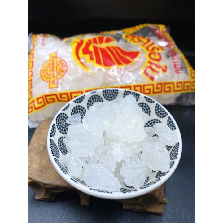น้ำตาลกรวด น้ำตาลก้อน พร้อมส่ง (冰糖) 500g ผลิตจากน้ำตาลคุณภาพดี ผ่านกระบวนการที่สะอาด ปลอดภัย น้ำตาล
