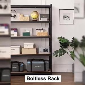 Boltless Steel Rack Adjustable 5/6 Layers Stainless Organizer Load 750KG Kitchen Storage Waterproof