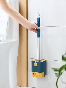 ที่ขัดส้วม แปรงขัดชักโครก ชุดเซ็ต ติดผนัง แปรงล้างห้องน้ำ ได้ทั้งแขวนและตั้งไม่ต้องเจาะรูให้พนังเสียหาย