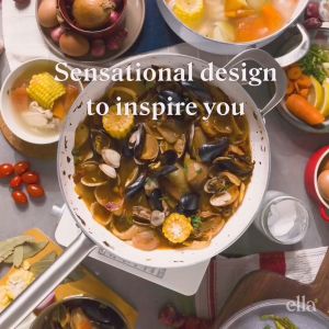 Ella Family Set - Fry Pan Sauce Pan Essential Pan Casserole