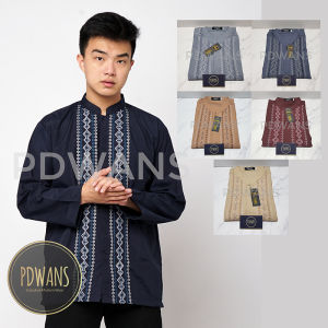 Baju Koko Poli Katun Lengan Panjang Warna M L XL PDWANS SFHWPJG02