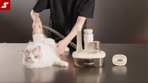 [SG Local Warranty] PetSnowy VacPro Wireless Pet Grooming Vacuum | 18.5kPa Suction | 6000mAh | Ultra Quiet | Cordless | Cat Dog Hair Remover Grooming Kit
