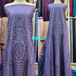 Murah! Tulle bordir Elisab modern/ Bahan kebaya motif elisab terbaru!