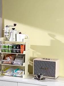 Transparent Organizer Rack Desktop