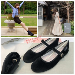 Make Money! Korean Yuan Order! Spring and Summer Dress-up Lightweight Velvet round Head Flats Flats Mary Jane Shoes Women