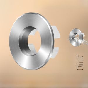 304 Stainless Steel Overflow Ring Ceramic Wash Basin Decorative Cover Face Basin Overflow Hole Plug Anti-odor Plug Home Decor