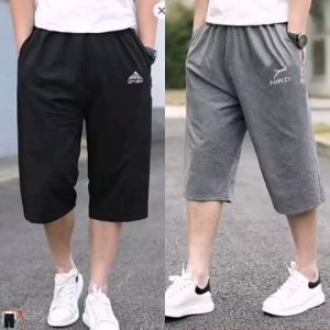 กางเกงขาสั้นวอร์มทรงชายเเฟชั้่นใส่สบาย