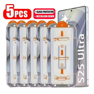 1-5Pcs Easy Install Ultra HD Screen Protector For Samsung S25 Ultra S26 S24 FE S22 S23 Plus A55 A16 A36 A26 A05 A17 A07 A56 5G