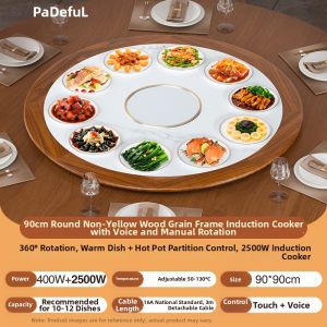 PADEFU | Multi-functional Hot Plate with Hot Pot and Meal Insulation Tabletop Rotating Plate