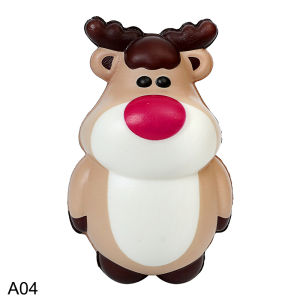 Merry Christmas Santa Claus Xmas Tree Squeeze Bounce Toys New Year Gifts Snowman Doll Chrismas Party Decor Supply Pitana Fillers