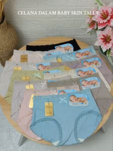 Celana Dalam Baby Skin TALLY 9704 & 9705 Ukuran Besar Dan Kecil Celana Dalam Wanita Bahan Baby Skin