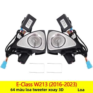 Bộ Đèn LED Trang Trí Nội Thất Xe Hơi Loa Tweeter Phát Sáng Xoay 3D Bộ Kit Lắp Đặt Lại Còi Đèn Viền Mercedes Benz W205 GLC X253 W213 W222