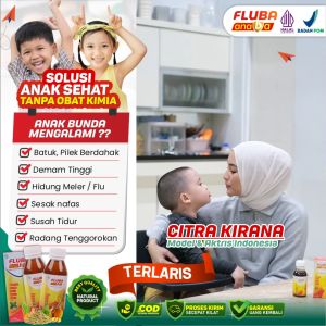 FLUBA ANABA - MADU HERBAL Atasi Radang Tenggorokan Batuk Berdahak Flu Pilek Amandel Insomnia - 130ml HALAL BPOM