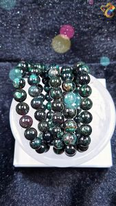 Natural Rare Green Dragon Emerald Bracelet