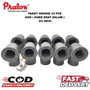 (10pcs)kniee drat 3/4"Inch merek Pralon/kdd 3/4" AW/knee drat 3/4 aw/keni drat 3/4"AW sambungan pipa