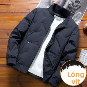 Áo Khoác Lông Vịt Cách Nhiệt Ngắn